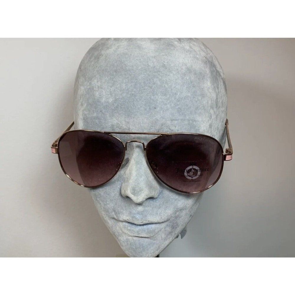 New Juicy Couture Sunglasses AJCN44007Z Aviator Gold & Pink 100% UV Protect $98 - Picture 5 of 7